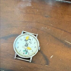 Disney Silver Watch with Mickey Mouse Design